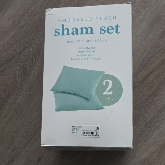 Blue Sham Set - Picture 2 of 2